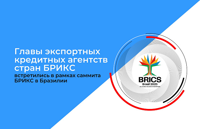 Главы экспортных кредитных агентств стран БРИКС встретились в рамках саммита БРИКС в Бразилии